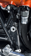 Honda 750 rear brake pedal light switch